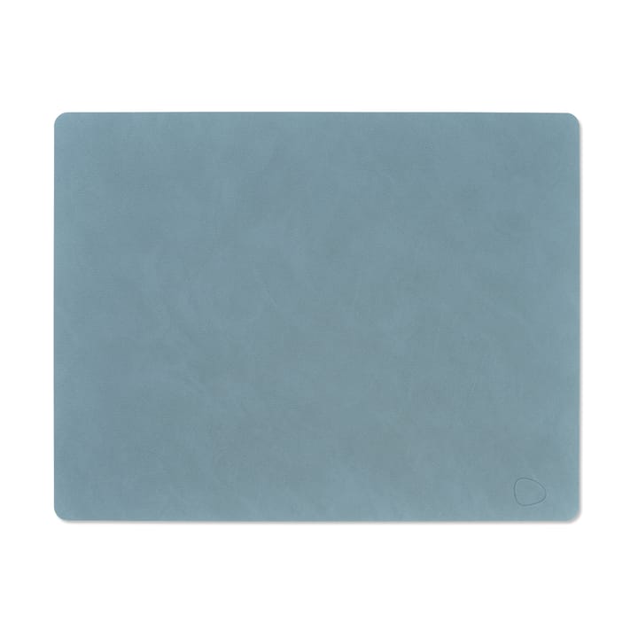 Mantel individual Nupo reversible square L, azul claro-gris claro LIND DNA