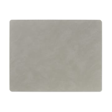 Mantel individual Nupo reversible square L - gris antracita-gris claro - LIND DNA