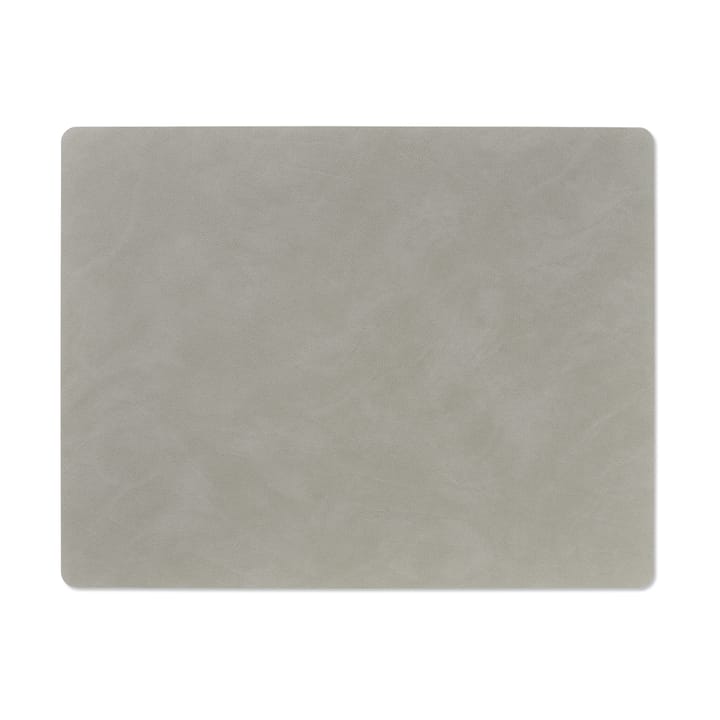 Mantel individual Nupo reversible square L, gris antracita-gris claro LIND DNA