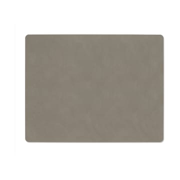 Mantel individual Nupo reversible square L - Linen-Flint grey - LIND DNA