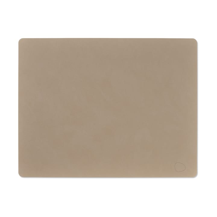 Mantel individual Nupo square L - Clay brown - LIND DNA