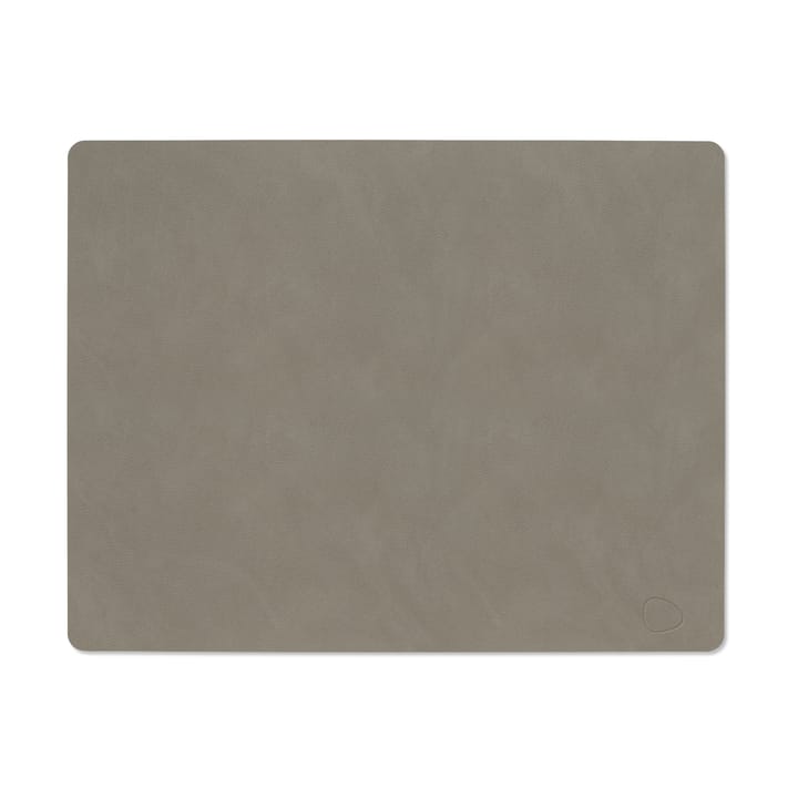 Mantel individual Nupo square L - Flint grey - LIND DNA