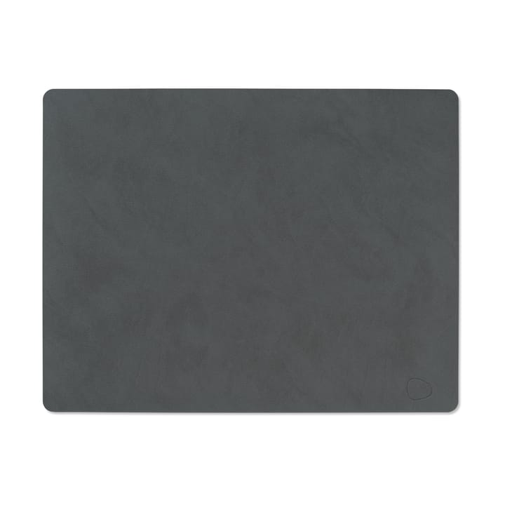 Mantel individual Nupo square L - gris antracita - LIND DNA