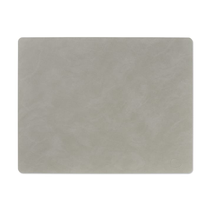 Mantel individual Nupo square L - gris claro - LIND DNA