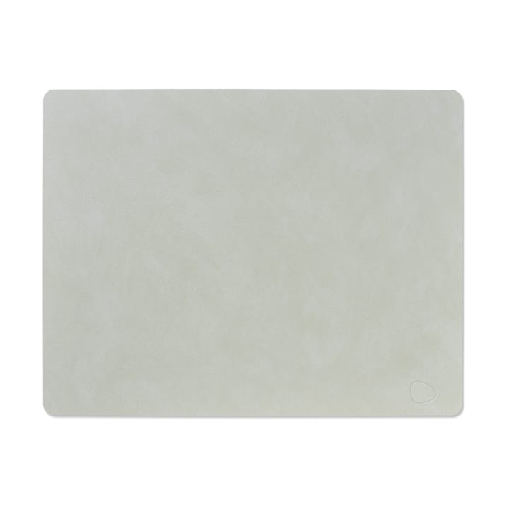 Mantel individual Nupo square L - metalic (gris piedra) - LIND DNA