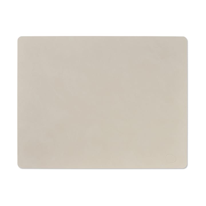 Mantel individual Nupo square L - Oyster white - LIND DNA