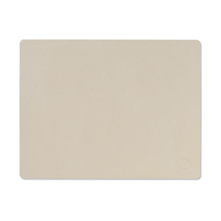 Mantel individual Serene cuadrado M 26,5x34,5 cm - Cream - LIND DNA