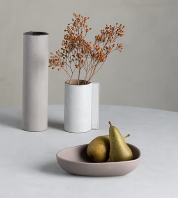 Plato hondo 1 Curve Stoneware 9x22 cm - Warm Grey - LIND DNA