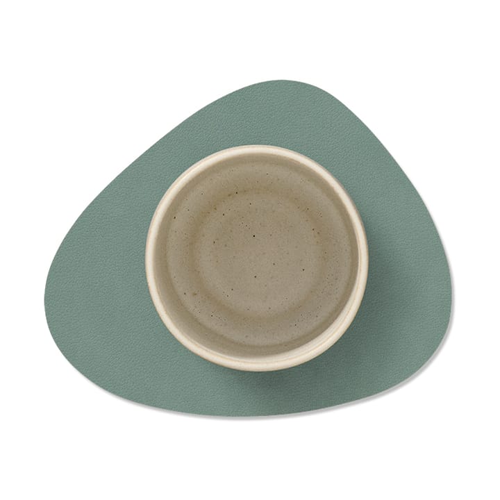 Posavasos curvo Cloud-Nupo reversible 1 pieza, gris antracita-verde pastel LIND DNA