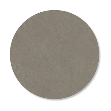 Posavasos Nupo circle reversible - Linen-Flint Grey - LIND DNA