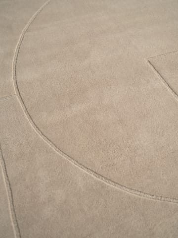 Alfombra de lana Lineal Poem - Beige, 170x240 cm - Linie Design