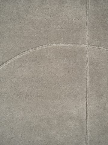 Alfombra de lana Lineal Poem - Grey, 140x200 cm - Linie Design