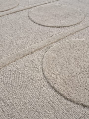 Alfombra de lana Orb Alliance - Chalk, 170x240 cm - Linie Design