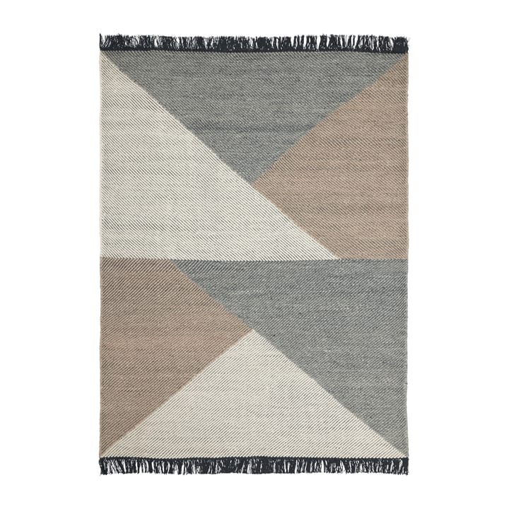 Alfombra de lana Skuld - Light grey, 140x200 cm - Linie Design