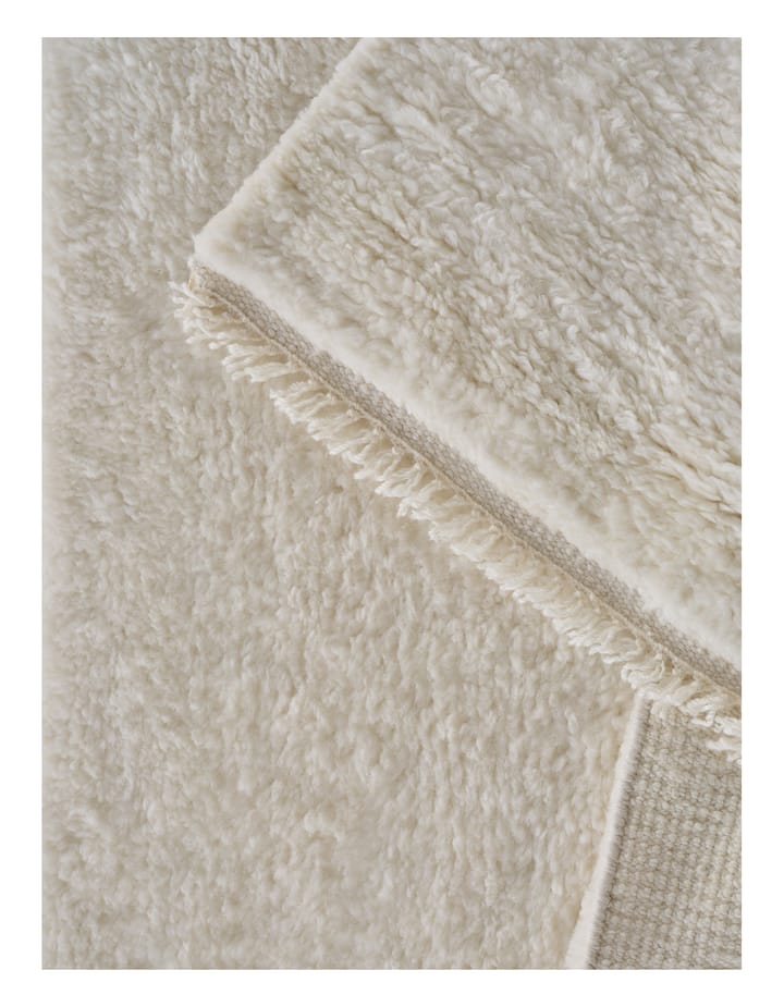 Alfombra de lana Soft Savannah, White, 170x240 cm Linie Design