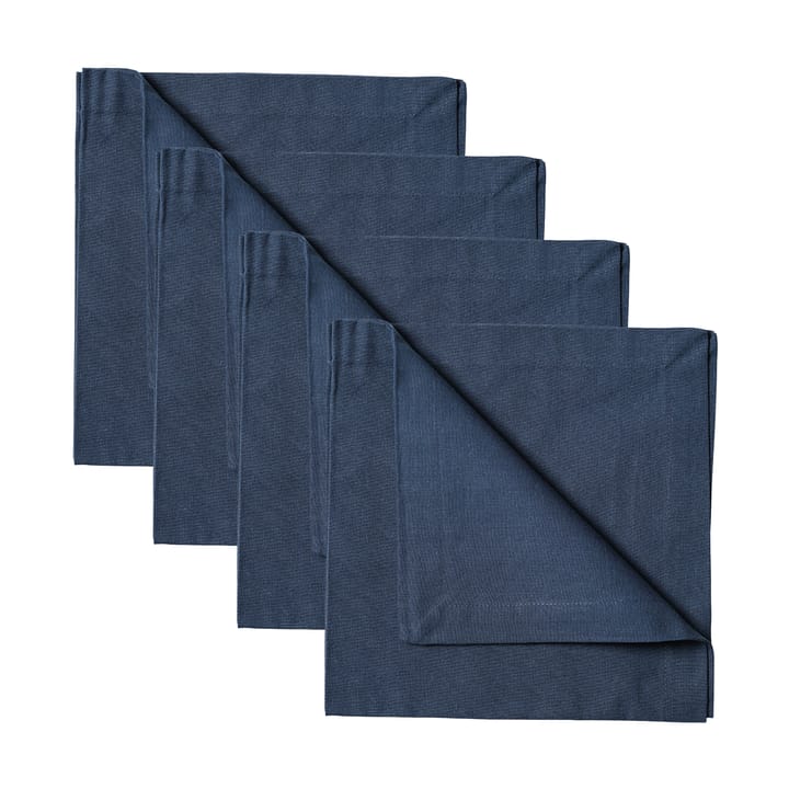 4 Servilletas Robert - Azul índigo - Linum