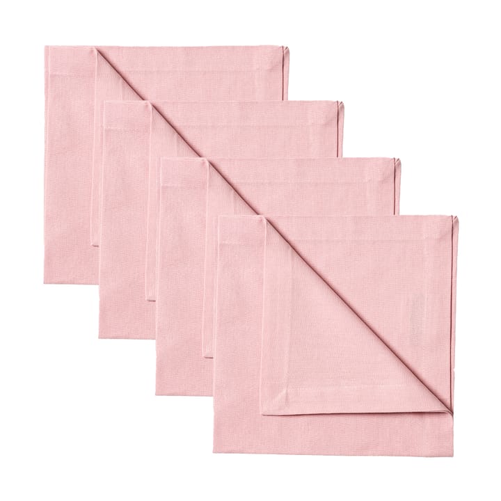 4 Servilletas Robert - Dammig rosa - Linum