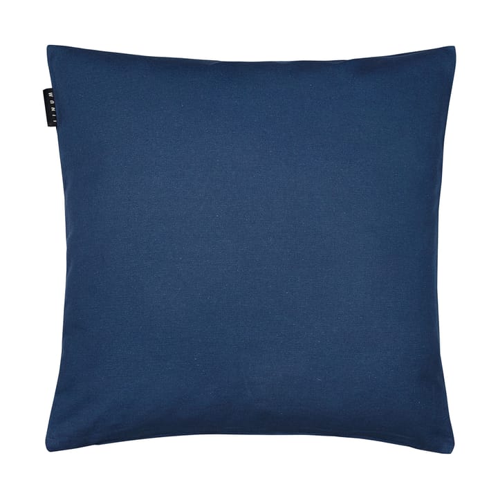 Funda de cojín Annabell 40x40 cm - Azul índigo - Linum