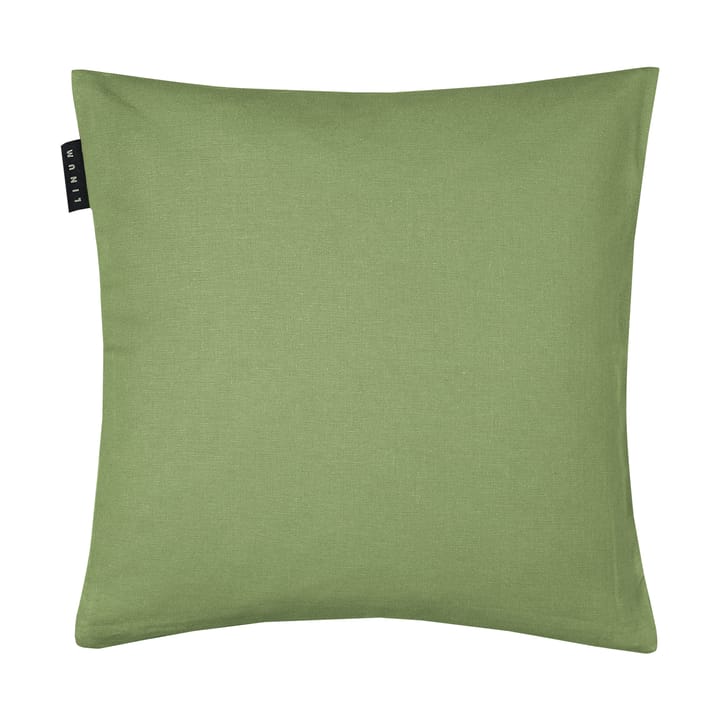 Funda de cojín Annabell 40x40 cm, Verde musgo Linum