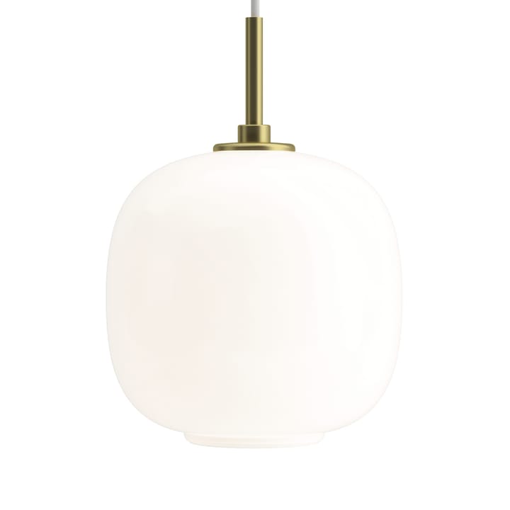 Lámpara colgante VL45 Radiohus Ø17,5 cm - Brass-white opal glass - Louis Poulsen