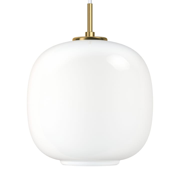 Lámpara colgante VL45 Radiohus Ø25 cm - Brass-white opal glass - Louis Poulsen