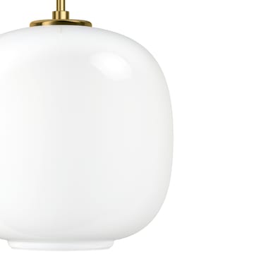 Lámpara colgante VL45 Radiohus Ø25 cm - Brass-white opal glass - Louis Poulsen