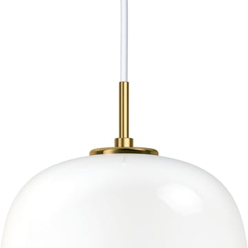 Lámpara colgante VL45 Radiohus Ø25 cm - Brass-white opal glass - Louis Poulsen