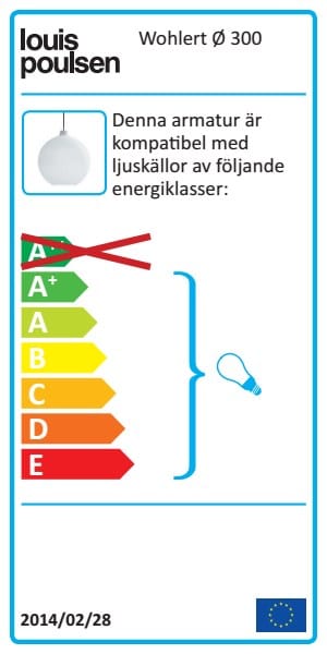 Lámpara colgante Wohlert Ø30 cm, Vidrio opal blanco Louis Poulsen