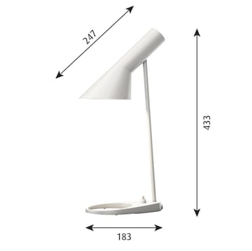 Lámpara de mesa AJ MINI - Blanco - Louis Poulsen