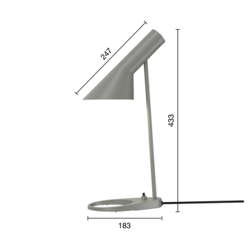 Lámpara de mesa AJ MINI - Warm grey - Louis Poulsen