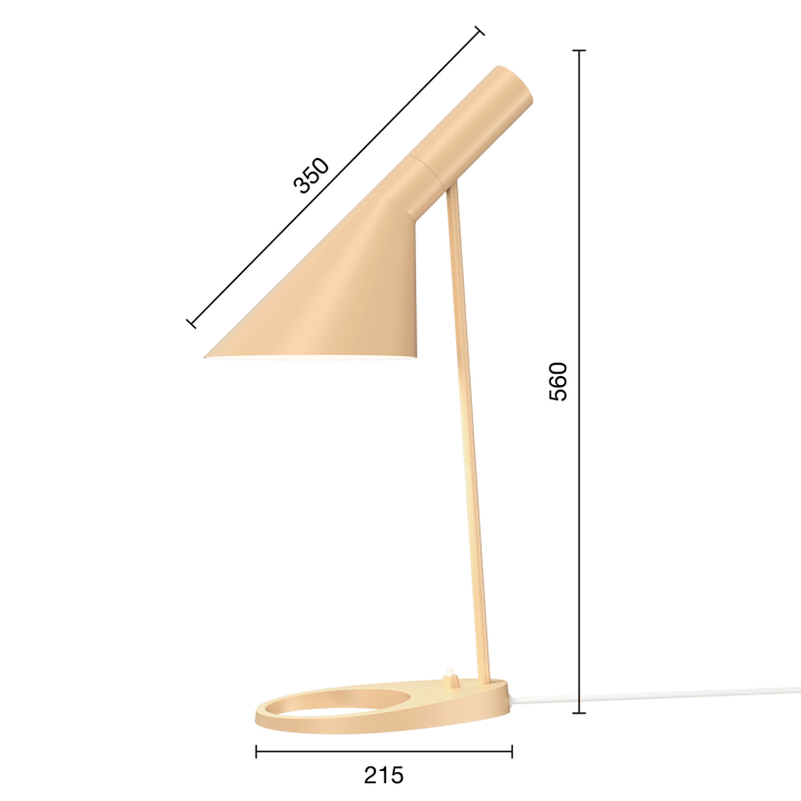 Lámpara de mesa AJ, Warm sand Louis Poulsen