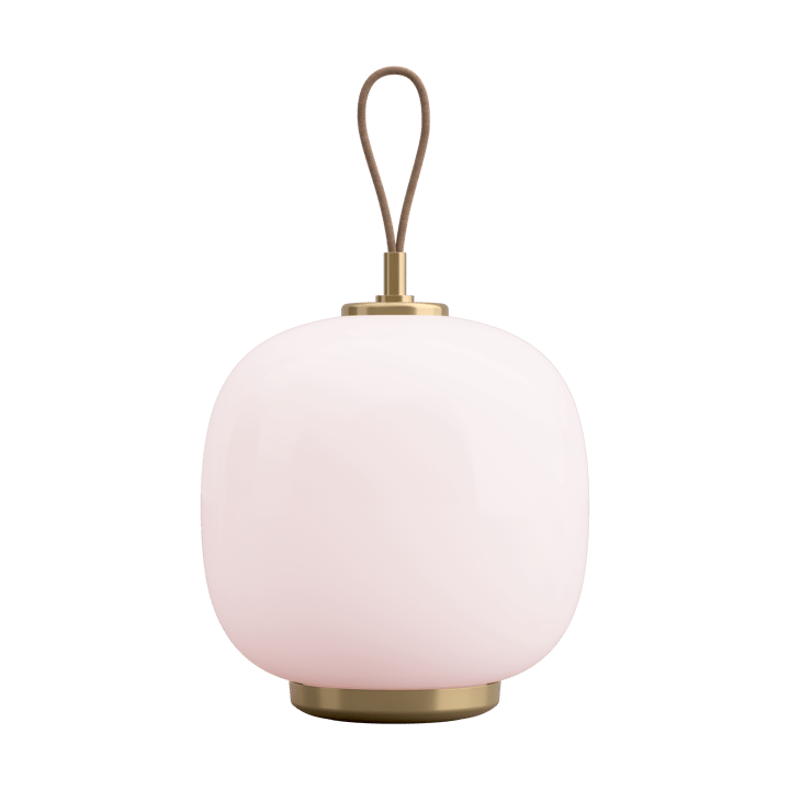 Lámpara portátil VL45 Radiohus Ø17,5 cm - Brass-pale rose glass - Louis Poulsen