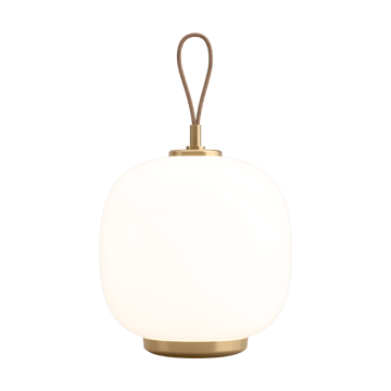 Lámpara portátil VL45 Radiohus Ø17,5 cm - Brass-white opal glass - Louis Poulsen