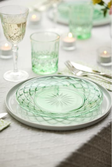 4 Platos Sorrento Ø21 cm - Verde - Lyngby Glas