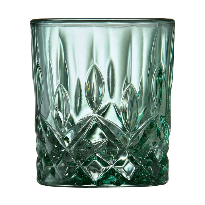 4 Vasos de chupito Sorrento 4 cl, Verde Lyngby Glas