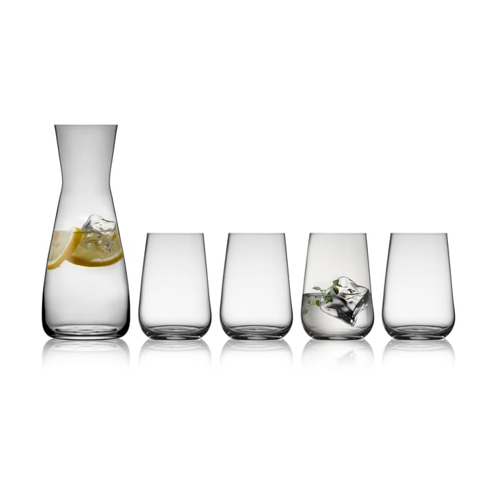 Set de carafe Juvel, 5 piezas - Cristal - Lyngby Glas