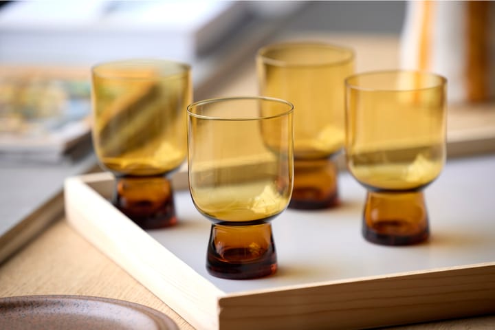 Vasos Sorrento 30 cl, 4-pack - Amber - Lyngby Glas