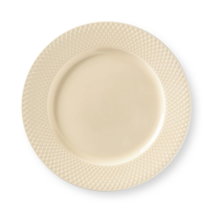 Plato de cena Rhombe Earth Ø27 cm - Marble - Lyngby Porcelæn