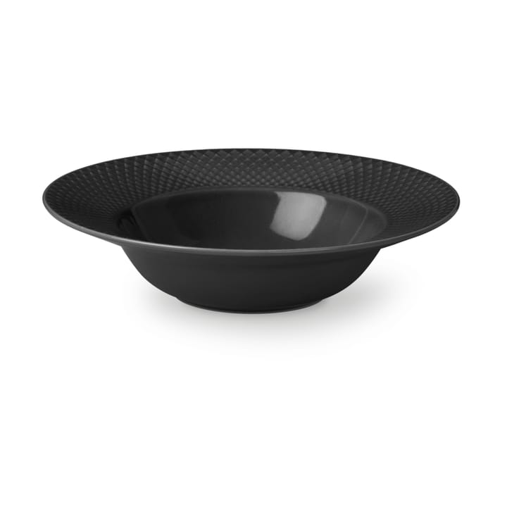 Plato hondo Rhombe Earth Ø24.5 cm - Slate - Lyngby Porcelæn