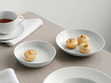 Rhombe Plato de postre Ø16 cm - Blanco - Lyngby Porcelæn