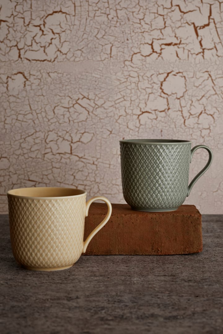 Taza Rhombe Earth 39 cl - Marble - Lyngby Porcelæn