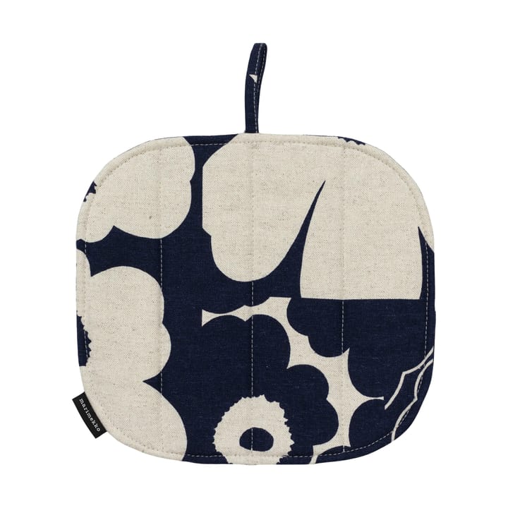 Agarradera Unikko collage 21,5x21,5 cm - Linen-dark navy - Marimekko