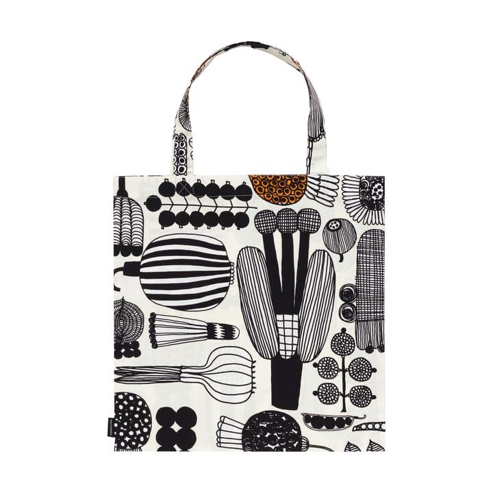 Bolsa Puutarhurin parhaat 44x43 cm - White-black-orange - Marimekko