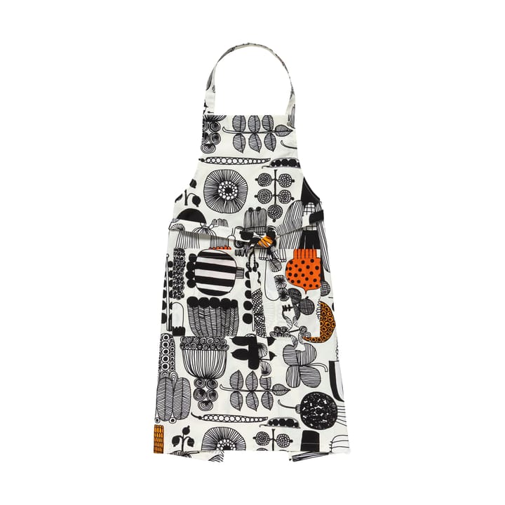 Delantal Puutarhurin parhaat - White-black-orange - Marimekko