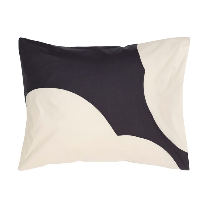 Funda de almohada Iso Unikko 50x60 cm - Off white-charcoal - Marimekko