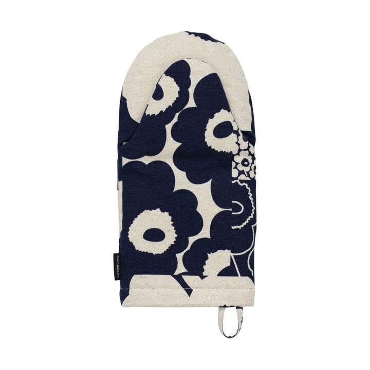 Guante de cocina Unikko collage - Linen-dark navy - Marimekko