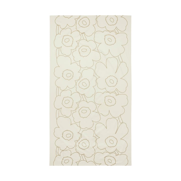 Mantel Piirto Unikko 135x250 cm - Linen- gold - Marimekko