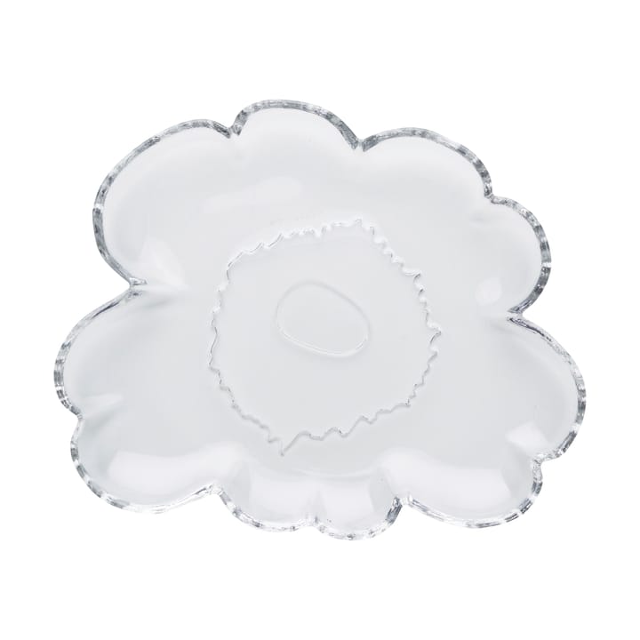 Plato de vidrio Unikko 20 cm - Clear - Marimekko