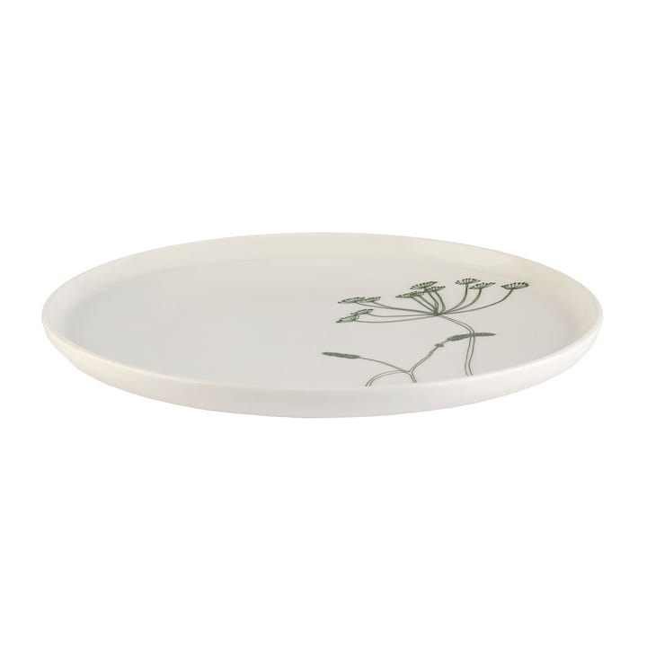 Plato Elokuun Varjot Ø25 cm, blanco-verde Marimekko