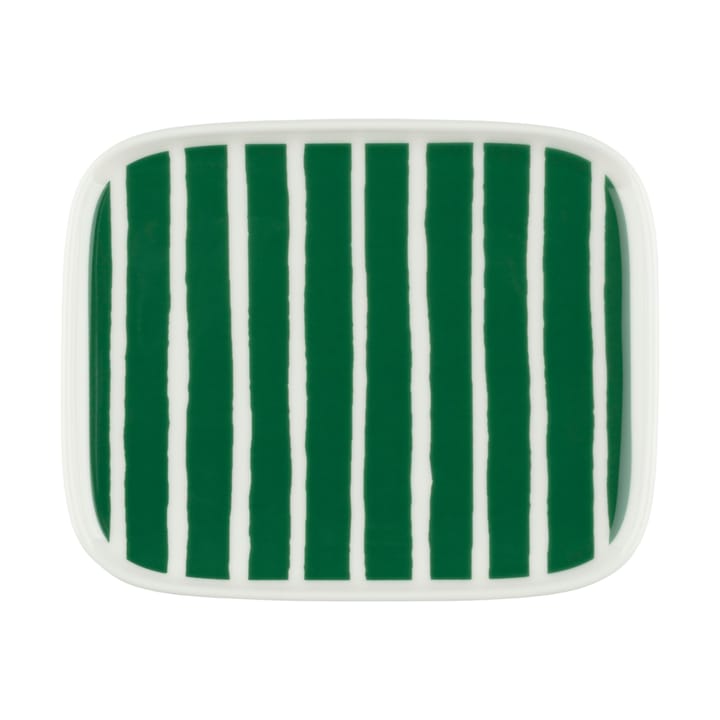 Plato Oiva Piccolo 12x15 cm - White-green - Marimekko